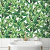 Picture of Palm Peel and Stick Wallpaper - Green