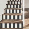 Picture of Awning Stripe Peel and Stick Wallpaper - Black