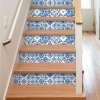 Picture of Mediterranean Tile Peel and Stick Wallpaper - Blue