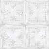 Picture of Tin Tile Peel and Stick Wallpaper - White