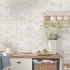 Picture of Tin Tile Peel and Stick Wallpaper - White