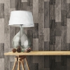 Picture of Weathered Wood Peel and Stick Wallpaper - Black