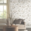 Picture of Watercolor Floral Peel and Stick Wallpaper - Neutral