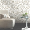 Picture of Watercolor Floral Peel and Stick Wallpaper - Neutral