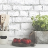 Picture of White Brick Peel and Stick Wallpaper