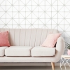 Picture of Modern Abstract Peel and Stick Wallpaper - Neutral