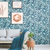 Picture of Palm Peel and Stick Wallpaper - Blue