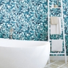 Picture of Palm Peel and Stick Wallpaper - Blue