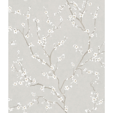 Picture of Cherry Blossom Peel and Stick Wallpaper - Neutral