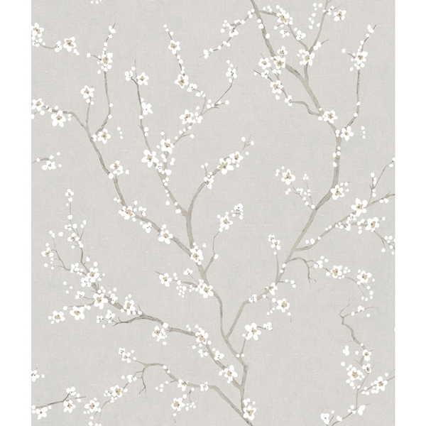 Picture of Cherry Blossom Peel and Stick Wallpaper - Neutral