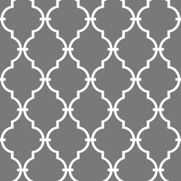 Picture of Modern Trellis Peel and Stick Wallpaper - Gray