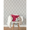 Picture of Modern Trellis Peel and Stick Wallpaper - Beige