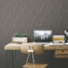 Picture of Wave Ogee Peel and Stick Wallpaper - Gray