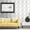 Picture of Origami Peel and Stick Wallpaper - Gray