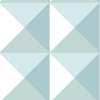 Picture of Origami Peel and Stick Wallpaper - Blue