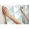 Picture of Origami Peel and Stick Wallpaper - Blue