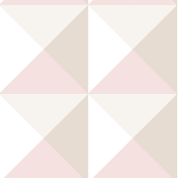 Picture of Origami Peel and Stick Wallpaper - Pink