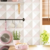 Picture of Origami Peel and Stick Wallpaper - Pink