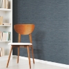 Picture of Faux Grasscloth Peel and Stick Wallpaper - Navy