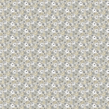 Picture of Floral Ditzy Vine Peel and Stick Wallpaper - Gray