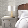 Picture of Floral Ditzy Vine Peel and Stick Wallpaper - Gray