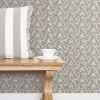 Picture of Floral Ditzy Vine Peel and Stick Wallpaper - Gray