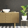 Picture of Upon a Star Peel and Stick Wallpaper - Black