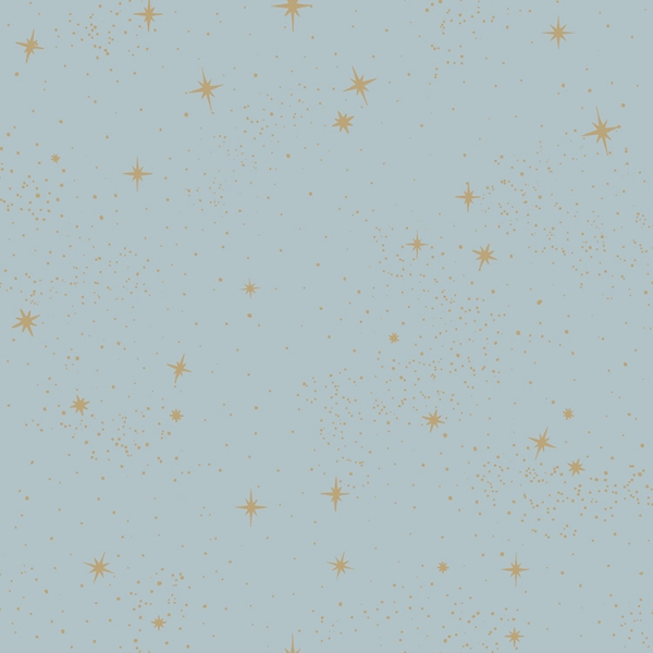 Picture of Upon a Star Peel and Stick Wallpaper - Blue