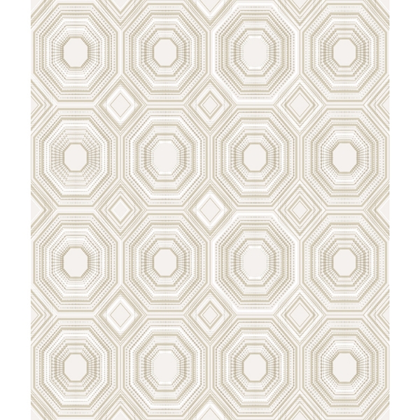 Picture of Bees Knees Peel and Stick Wallpaper - Beige