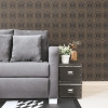 Picture of Bees Knees Peel and Stick Wallpaper - Black