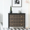 Picture of Bees Knees Peel and Stick Wallpaper - Black