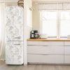 Picture of Perennial Blooms Peel and Stick Wallpaper - Beige