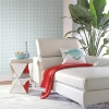 Picture of Mod Lattice Peel and Stick Wallpaper - Blue