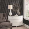 Picture of Debonair Geometric Peel and Stick Wallpaper - Black