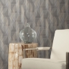 Picture of Debonair Geometric Peel and Stick Wallpaper - Gray