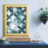 Picture of Paul Brent Moroccan Tile Peel and Stick Wallpaper - Green