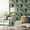 Picture of Lucky Bamboo Peel and Stick Wallpaper - Black