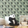 Picture of Lucky Bamboo Peel and Stick Wallpaper - Black