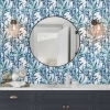 Picture of Lucky Bamboo Peel and Stick Wallpaper - Blue