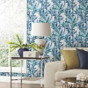 Picture of Lucky Bamboo Peel and Stick Wallpaper - Blue