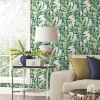 Picture of Lucky Bamboo Peel and Stick Wallpaper - Green