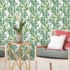 Picture of Lucky Bamboo Peel and Stick Wallpaper - Green