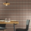 Picture of Tweed Plaid Peel and Stick Wallpaper - Red