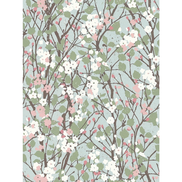 Picture of Willow Branch Peel and Stick Wallpaper - Blue