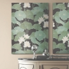 Picture of Lily Pad Peel and Stick Wallpaper - Black