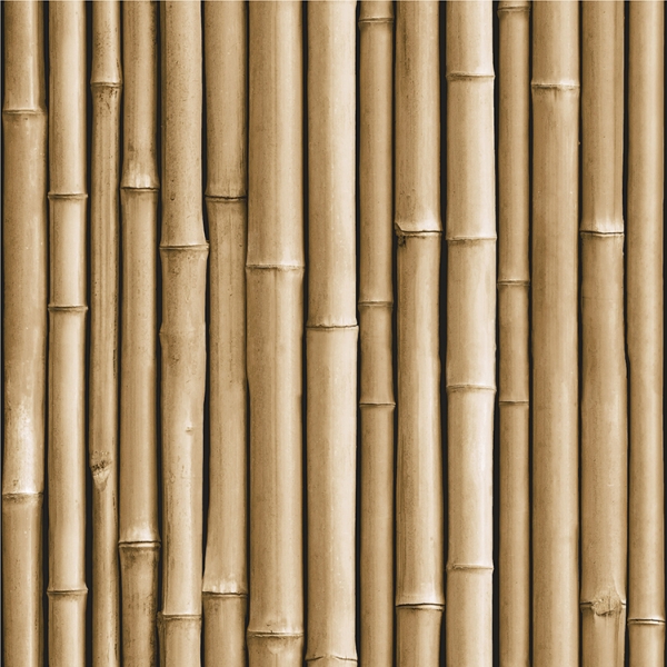 Picture of Bamboo Peel and Stick Wallpaper - Tan