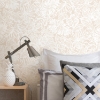 Picture of Tropical Leaf Peel and Stick Wallpaper - Beige