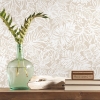 Picture of Tropical Leaf Peel and Stick Wallpaper - Beige