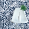 Picture of Tropical Leaf Peel and Stick Wallpaper - Blue