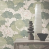 Picture of Lily Pad Peel and Stick Wallpaper - Beige